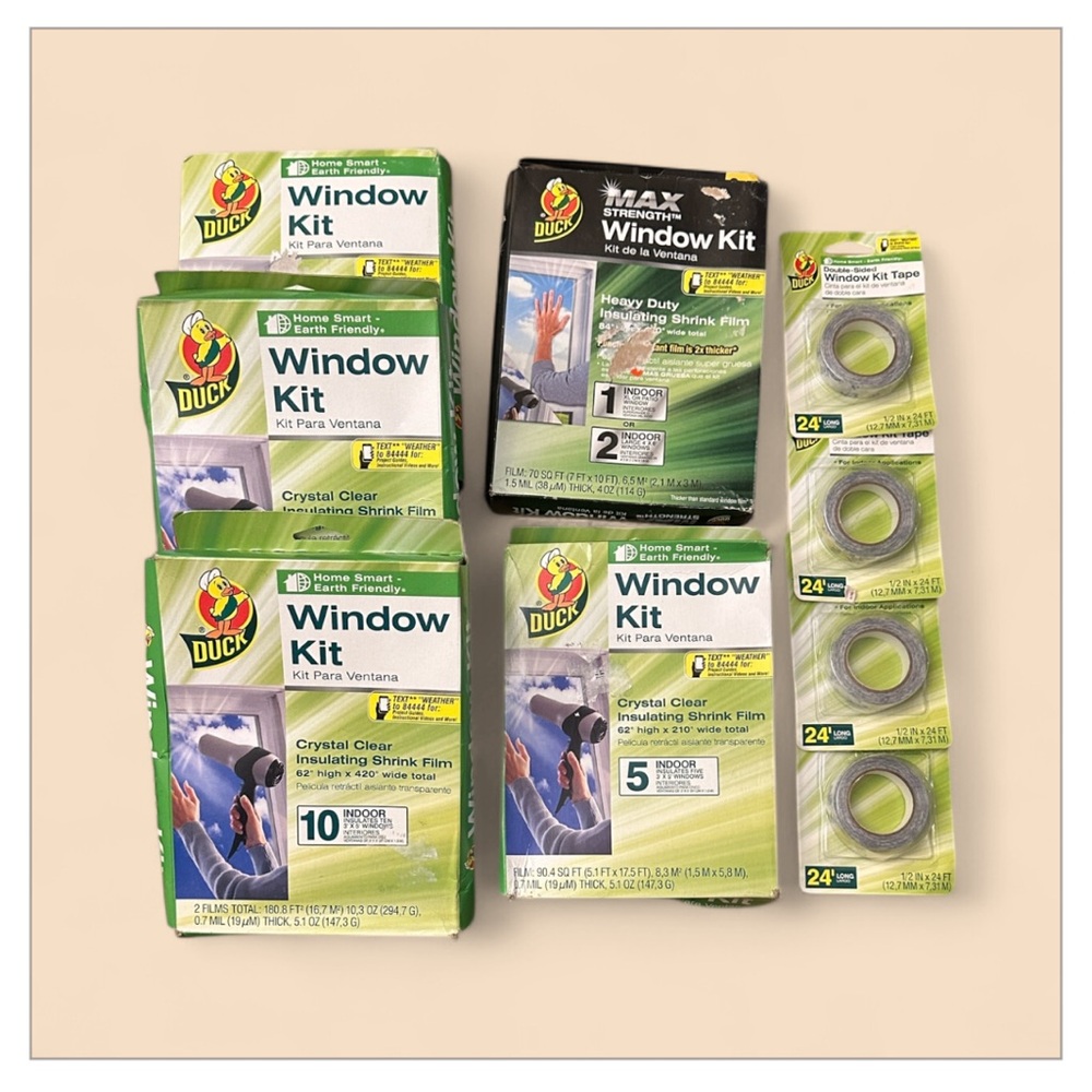 DUCK BRAND ⭐️ window kit set